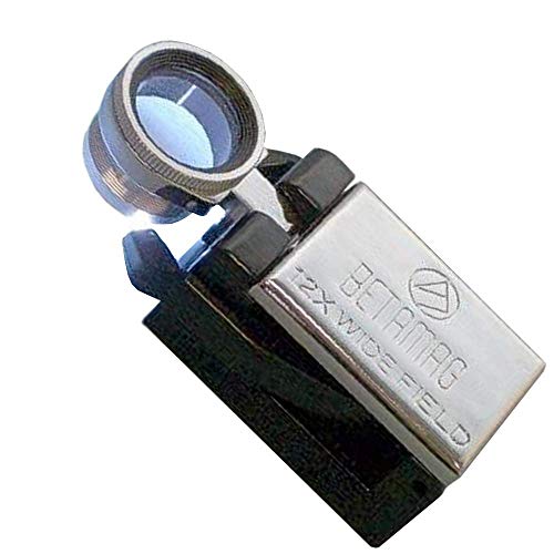 Loupe 12X champ large Beta à double éclairage LED pour contrôle optique de précision