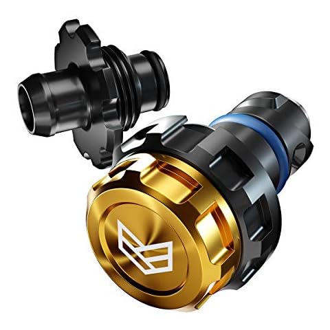 RONIN FACTORY Ford F150 Oil Drain Plug 2015+ F150 Raptor Mustang (Ford Bronco V6) Replacement Yellow Plastic Engine Oil Drain Plug BC3Z-6730-A / FT4Z-6730-A / KX6Z-6730-B (See Fitment Guide Below) Cover