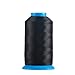 Yoker Bonded Nylon Sewing Thread 1500 Yard Size 69 T70 210D 3 for All Embroidery Machines Leather Bag Shoes Canvas Color Black