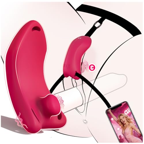 Couples Women App Remote Control Wearable Vibrator Hands Free Vibrating Strap On Mini Panty Clit Vibrator Vibrating Panties Adult Sex Toys Games BDSM Bondage Female Sex Toy Clitoral Stimulator