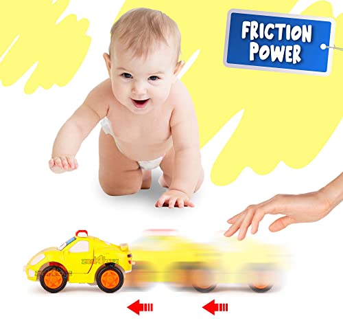 Image of Zest 4 Toyz Unbreakable Automobile Car (Pack of 2) Friction Powered Cars Push and Go Car Toy for Boys & Girls (Random Color)