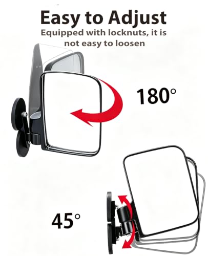Image of Magnetic Tractor Mirrors Rear View Mirrors for Forklift Lawn Mower