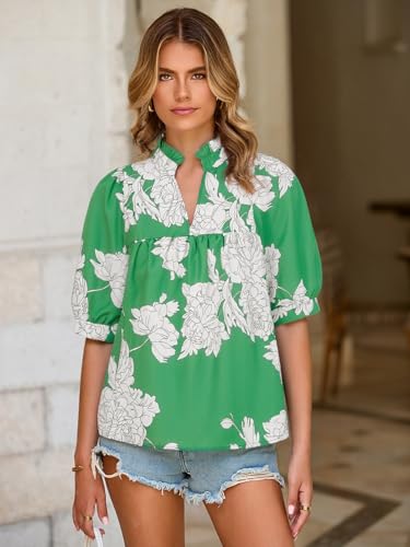 Nuisette à motif floral coupe péplum ample pour éviter les vêtements de nuit serrés