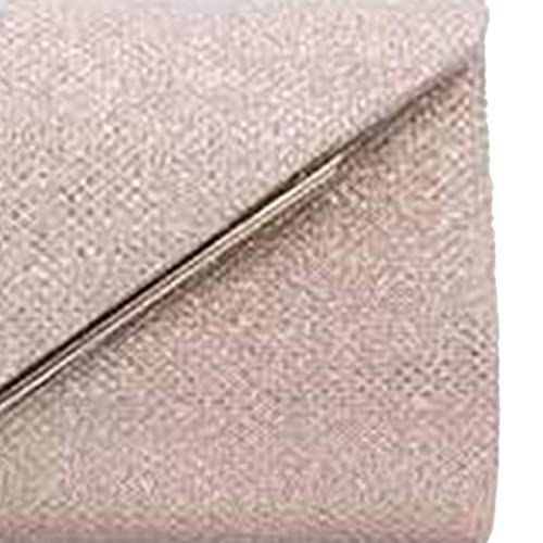 Sac de soirée rose à strass idéal pour mariage et grands dîners