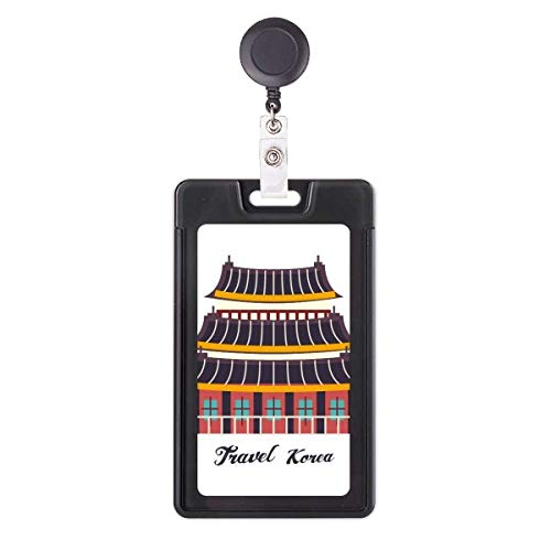Porte-badge rétractable pour le bureau et les voyages en Corée