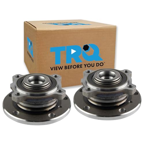 Image of TRQ Left and Right Wheel Bearing and Hub Assembly Set 2 Piece Compatible with 11-16 Mini Cooper Countryman 11-16 Cooper Countryman S ALL4 13-16 Paceman 13-16 Paceman S ALL4