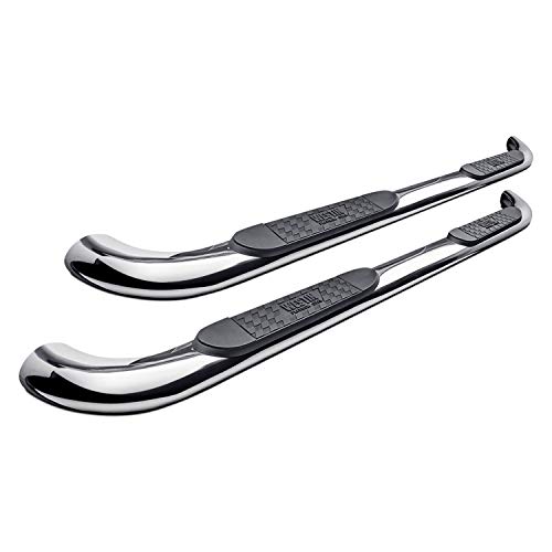 Westin 21-4090 Platinum 4 Oval Nerf Step Bars fits 2019-2023 Ram 1500 Quad Cab (Excl. Ram 1500 Classic) Polished SS 1 Pair