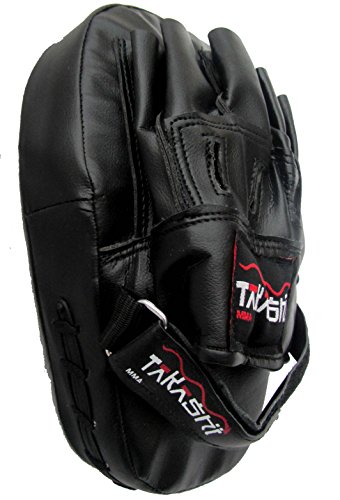 Mma Punch Mitts, Focus Pads Pads Takashi 1 Pair (Curved Pads) Karate, Kempo, Taekwondo Strike Targets #TOP2