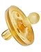 Simply Rubber Pacifiers - Shorter Nipple Less Gagging - Small Newborn (0-6 mos) - Breastfed Babies - 100% Natural Rubber - BPA-Free - Handcrafted in Italy - 1-Pack