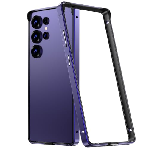Coque Samsung S24 Ultra violet antichoc protection latérale métal
