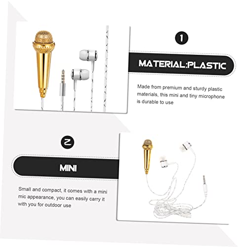 MILISTEN Portátil Amarelo Smartphone Compatível Bate-Papo Portátil Mini Mobilphone Amplificador Voz