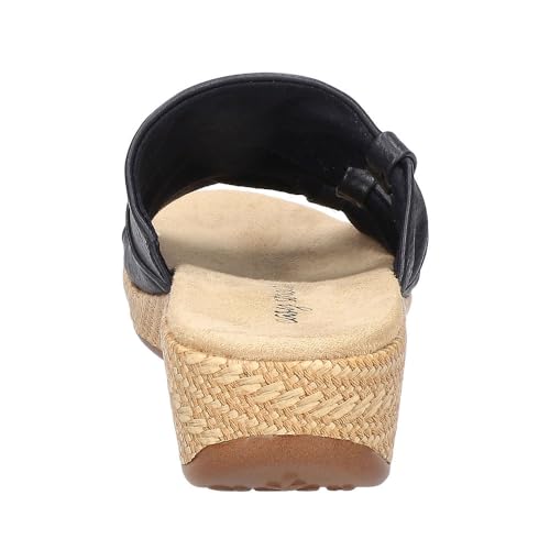 Sandale cale bleu marine taille 41 dotée d'une semelle stable style Bertina