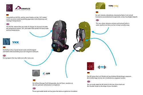 Tashev Outdoors Kentaurus Zaino da Trekking, da