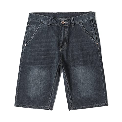 Short mince en jean homme noir gris pour rester au frais en été