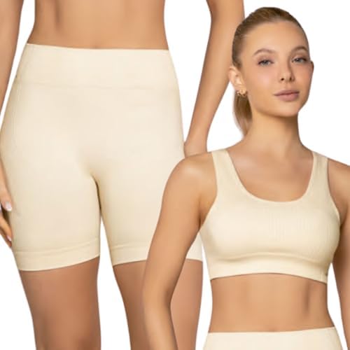 Conjunto Fitness Sem Costura Selene Short e Top Academia Feminino...