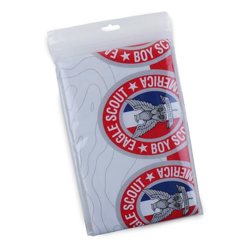 Image of Boy Scouts of America Eagle Scout Stars Table Cover 108 inch x 54 inch