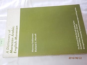 Hardcover A Dictionary of Moroccan Arabic: Moroccan-Arabic, English-Moroccan Book
