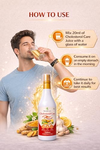 Image of Cholest Fit Juice 1000ml | Herbal Wellness JuiceCholest Fit Juice 1000ml (1 Month Pack) | Modern Ayurvedic Cholesterol Care Herbal Juice | 6+ Herbs with Arjuna Chaal, Garlic, Jatamansi, Curcumin, Ginger, Lemon & Apple Cider Vinegar | Natural Heart Wellness Support Drink