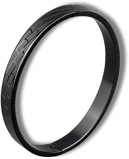 Mesmerize Prometheus Stainless Steel Kada Bracelet for Men – Durable, Anti-Tarnish, Water &amp; Sweat Resistant, Hypoallergeni...
