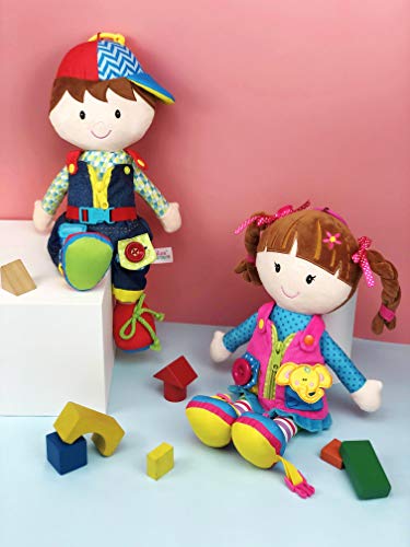 June Garden JG170 15.5 Inch Dressy Friends Belle - Educational Stuffed Plush Doll For Kids And Toddlers 2 Years And Up thumb #8