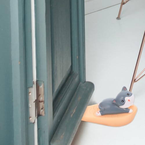 Butée de porte chat et hérisson déco lot de 4 cales pour la maison - 6