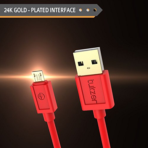 Image of Tukzer Micro V2.4 Micro V2.4 1.21m Micro USB Cable (Red)