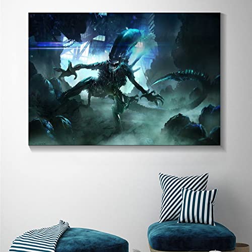 Lyyiqy Xenomorph Alien Eggs Aliens Movie Poster Decorative Painting Canvas Wall Art Living Room Posters Bedroom Painting 16X24Inch(40X60Cm) #TOP4