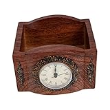 Pots de fleurs en résine au design d'horloge de table : pots de fleurs pratiques peuvent aider à la saine de vos plantes , conteneurs de plantation de fleurs