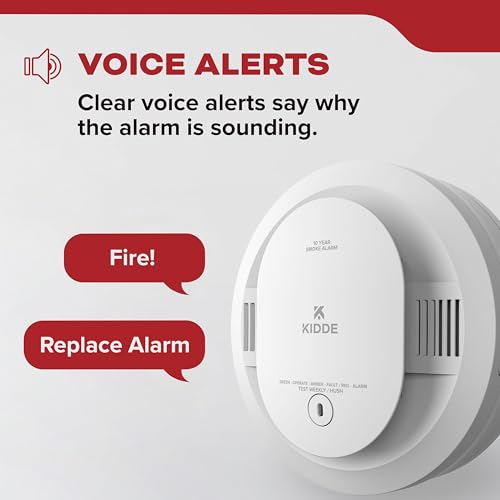 Kidde Smoke Detector, Hardwired & 10-Year Battery Backup, 20SA10-V, 3 Pack - image 3
