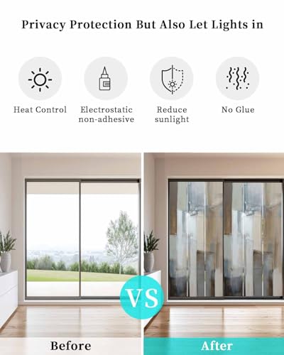 Vinilo adhesivo decorativo para ventana vidrio 19.6"x39.3" miniatura 5