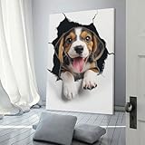 【Facile à installer】 Un crochet métallique robuste est fixé à l'arrière de chaque panneau. Très léger et facile à accrocher. Parfait pour tout décor de maison.