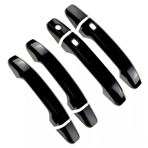 Garniture de poignée de porte extérieure Silverado 1500 noire brillante côté passager 4x