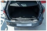 tuning-art BL936 Protector de Borde de Carga para Seat Leon 3 ST X-Perience 2014-2020 con un Borde, Color:Plata