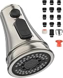 Mbillion Universal Brushed Nickel Kitchen Faucet Sprayer Head Replacement...