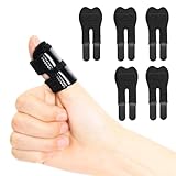 JKcare 5 PCS Trigger Thumb Splints, Finger Knuckle Immobilization with Aluminium Padded, Finger Brace Support Stabilizer for Broken, Sprains, Injuries, for Thumb Index Middle and Ring Fingers.