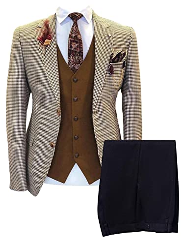 Costume trois pièces coupe tuxedo pour homme tenue élégante mariage et affaires