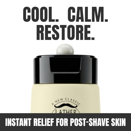 Image of Best After-shave Balm, Sandalwood Scent, Premium Aftershave Lotion, Soothes and Moisturizes Face after shaving, Does Not Dry The Skin, Eliminates Razor Burn For A Silky Smooth Finish 