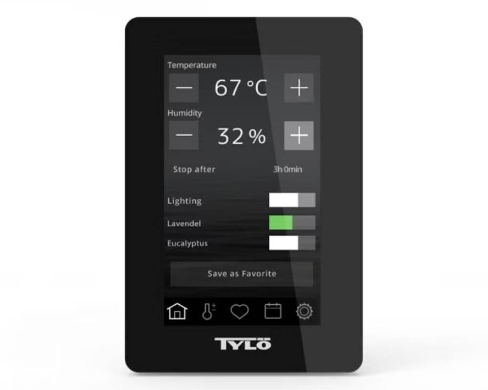 Tylö Sense Elite 10 Saunaofen 10,5 kW finnischer Saunaofen mit WLAN-Steuerung Saunasteine