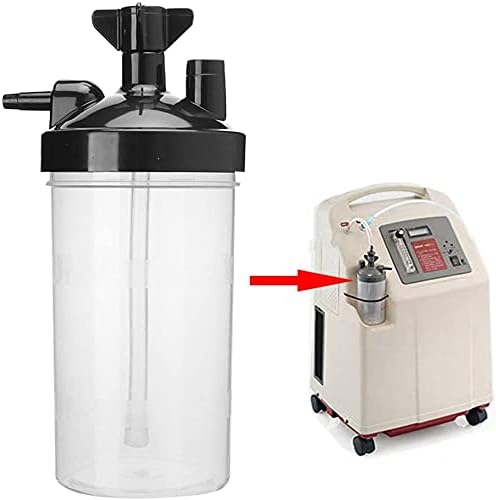Urban Mediquip® Upgraded Humidifier Bottle for Oxygen Concentrator (Translucent Design)- Upgraded|Best (Without Connector)