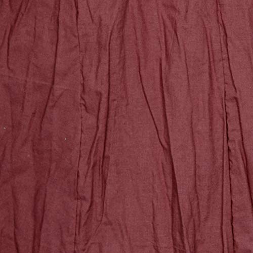Image of Sttoffa Women Solid Color Maxi Plain Cotton Full Length White Skirt 40 inch Long Cotton Long Skirt