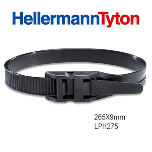 Colliers Noir HellermannTyton ROBUSTO pour Organiser le Câblage de l'Atelier - 4