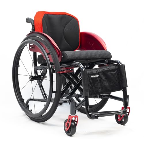 Kxpswge Leichter Kinderrollstuhl Rot 34cm