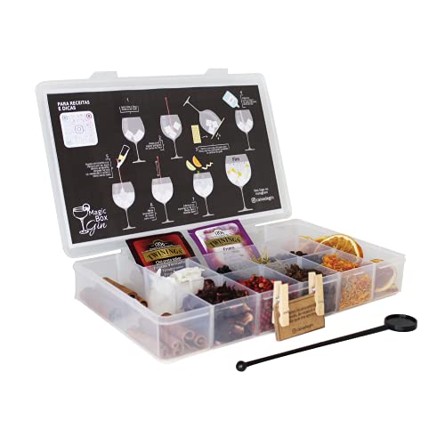 Kit com 10 Especiarias Selecionadas para Drinks Gin Tônica