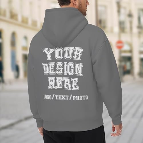 Sudadera con capucha personalizada con logotipo un regalo único M 2