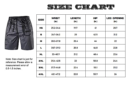 Mens Sports Workout Shorts Gym Shorts Camo Stylish Quick Dry Athletic Shorts With Pockets And Elastic Waistband Basketball Shorts For Jogging Beach Club Fitness Camouflage M #TOP5