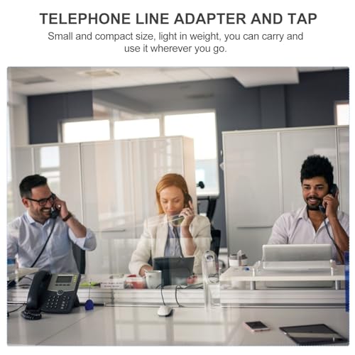 Divisor de línea telefónica Mikinona adaptador hembra hembra y conector splitter de señal 6
