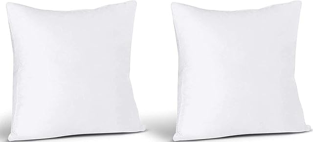C Stores - 17 x 17 Cushion Inner Pads Square Insert Fillers- Pack of 2 (43 x 43 cm) Anti-Allergy