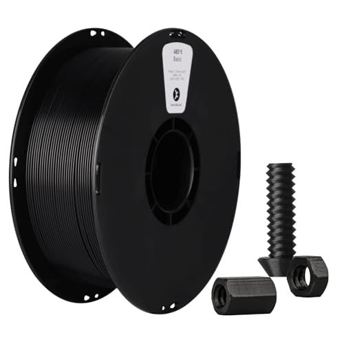 kexcelled ABS Filament 1.75mm, High Strength & Toughness, 1kg, Black
