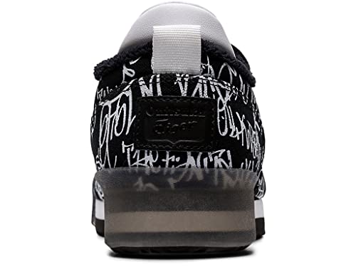 Onitsuka Tiger Tênis unissex Kamo Trainer, Preto/branco, 9.5 Women/8 Men