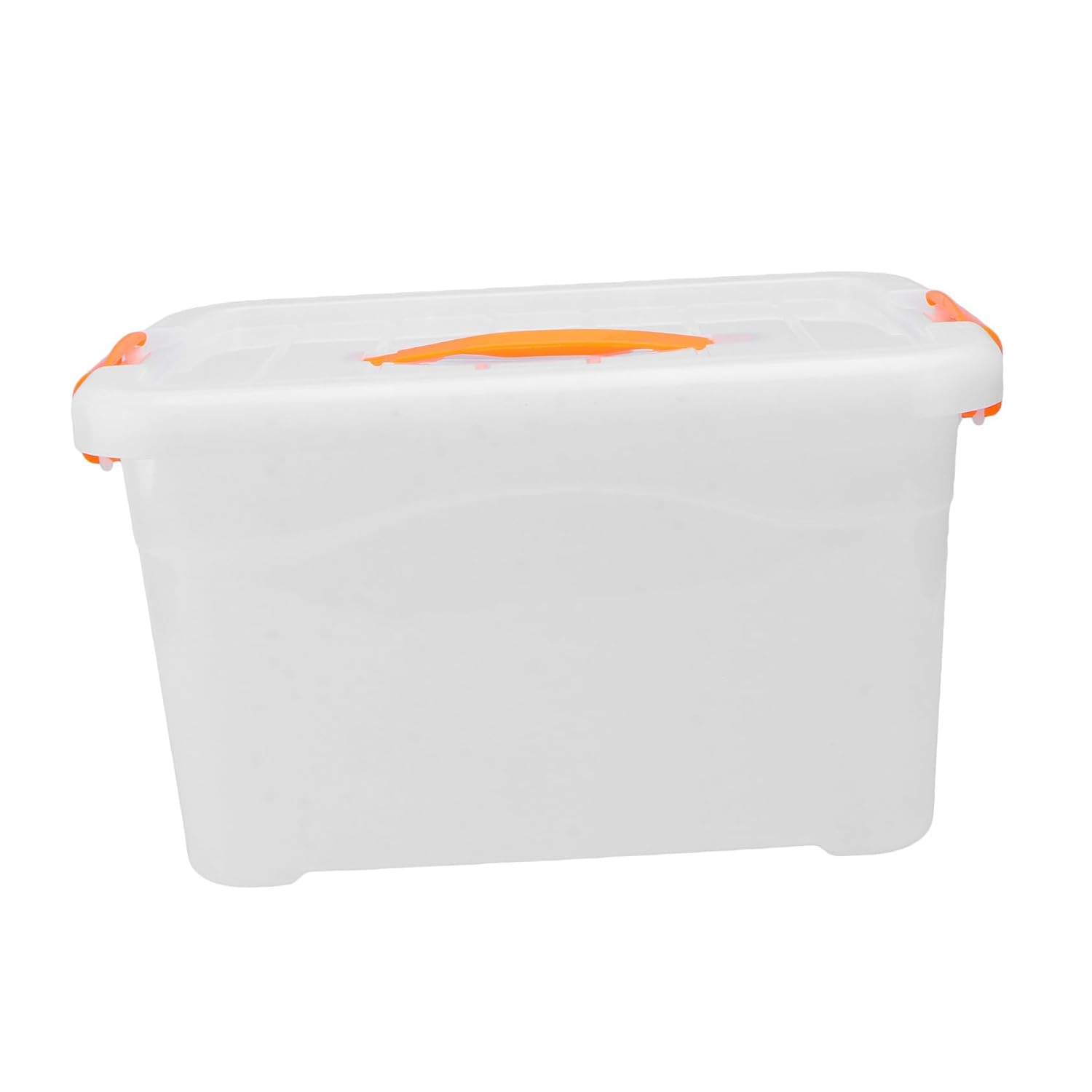 Large Handheld Toy Storage Box with Lid 10L Plastic Organizer